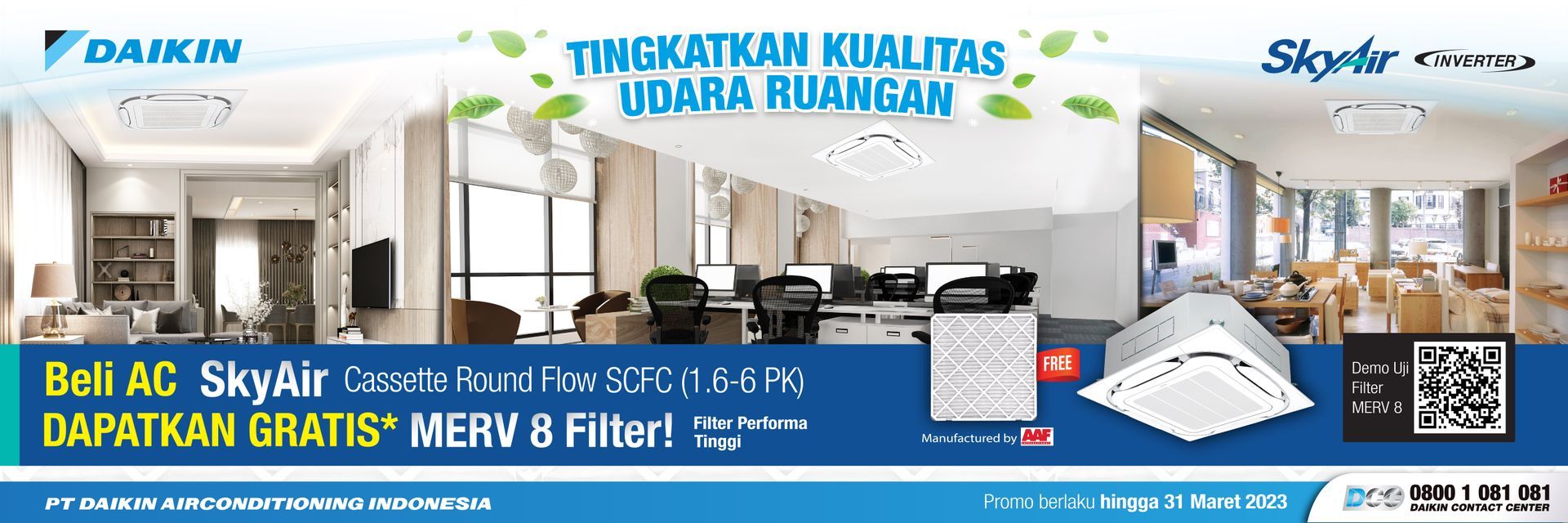 Tingkatkan Kualitas Udara Ruangan Anda, Tanpa Perlu Tambahan Biaya!