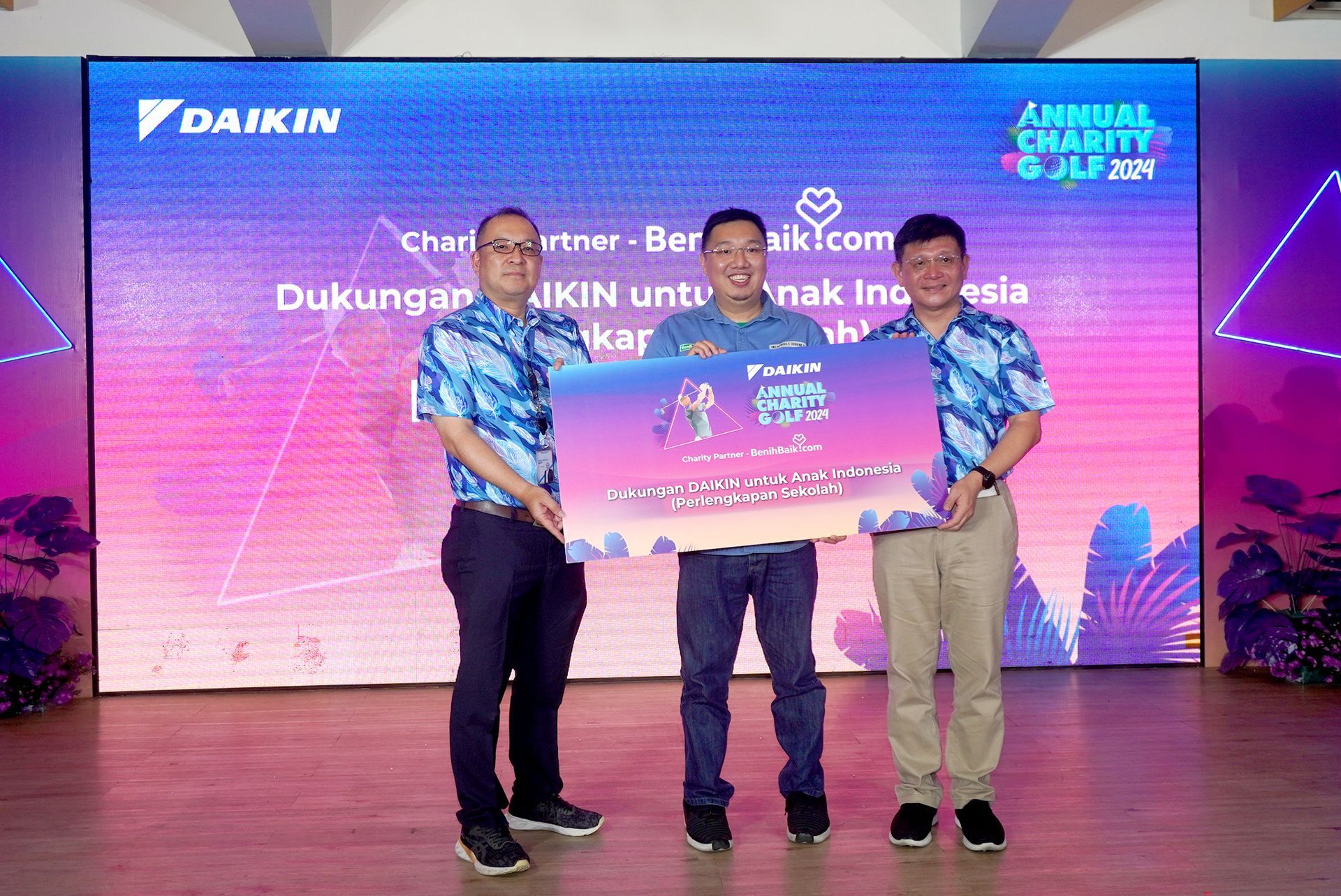 Through Golf Tournament, DAIKIN Mobilizes Support for School Supplies for Children