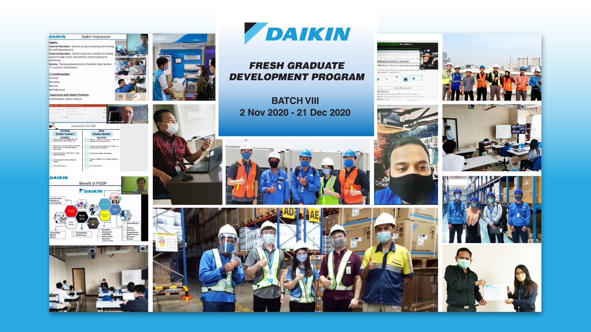 Daikin Held Fresh Graduate Development Program Batch 8