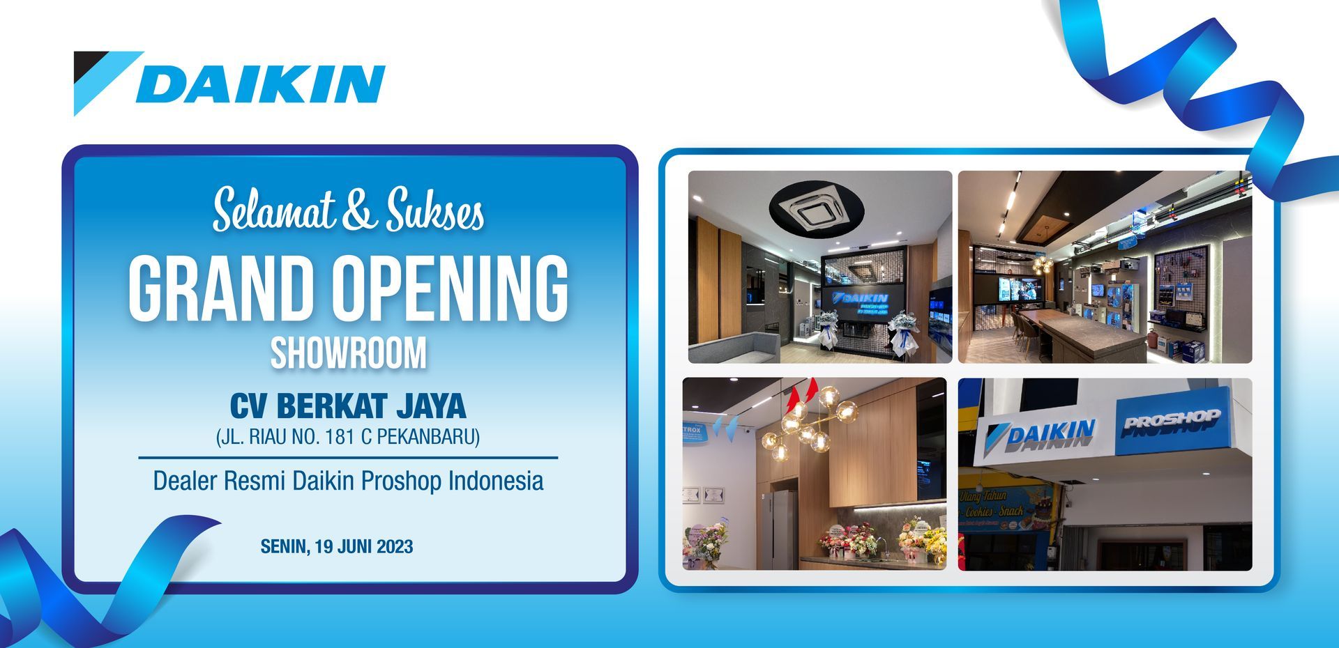 Premier Launch in Pekanbaru: DAIKIN Proshop Showroom Positioned as the Ultimate Solution for Premium Home Climate Control