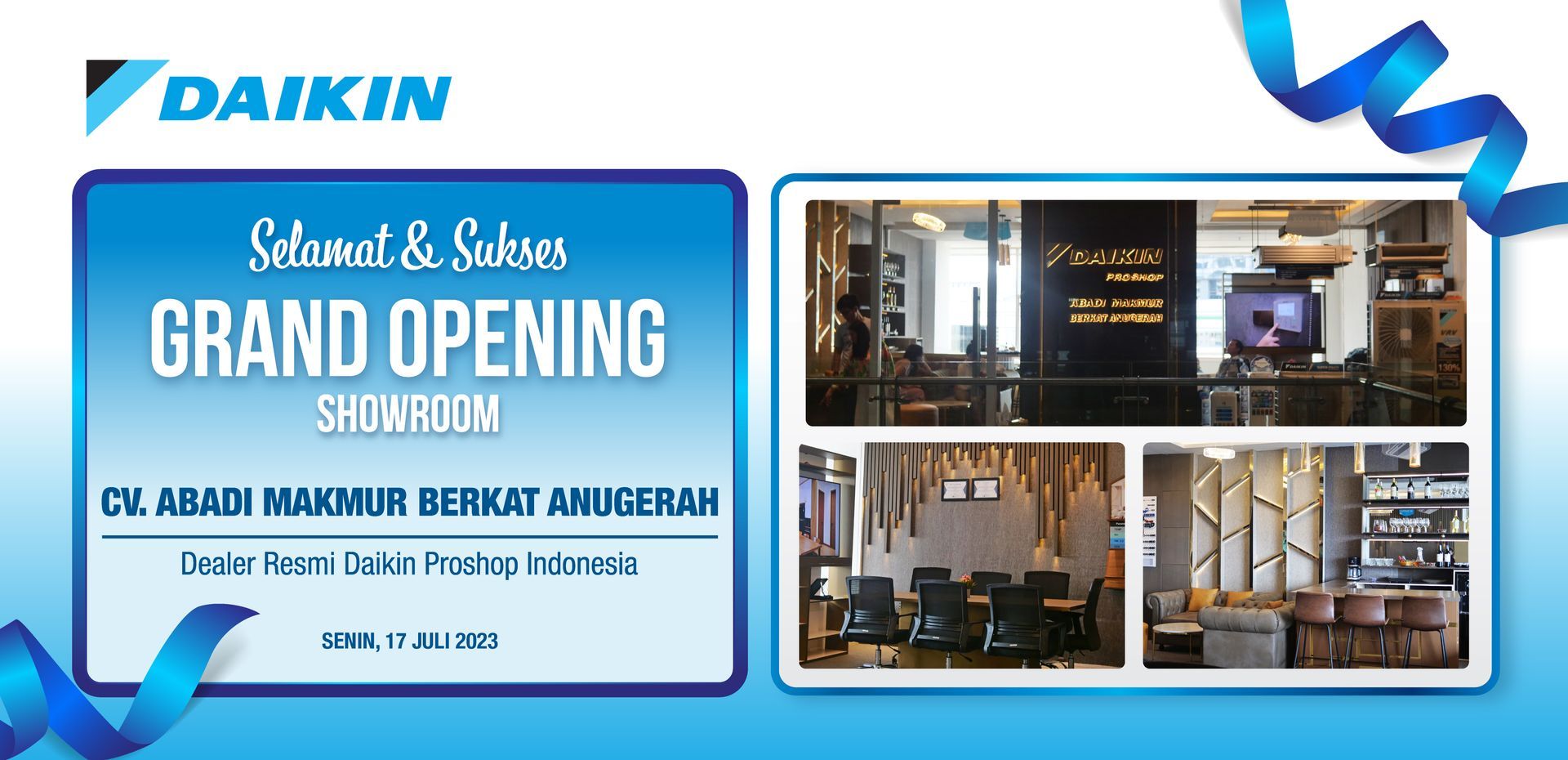 DAIKIN Proshop Showroom No. 5 Officially Opens in Surabaya
