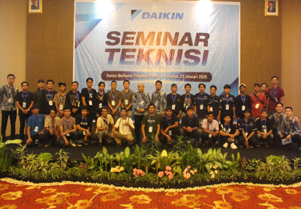 DAIKIN Palembang Hosts Seminar for Technicians in Pangkal Pinang