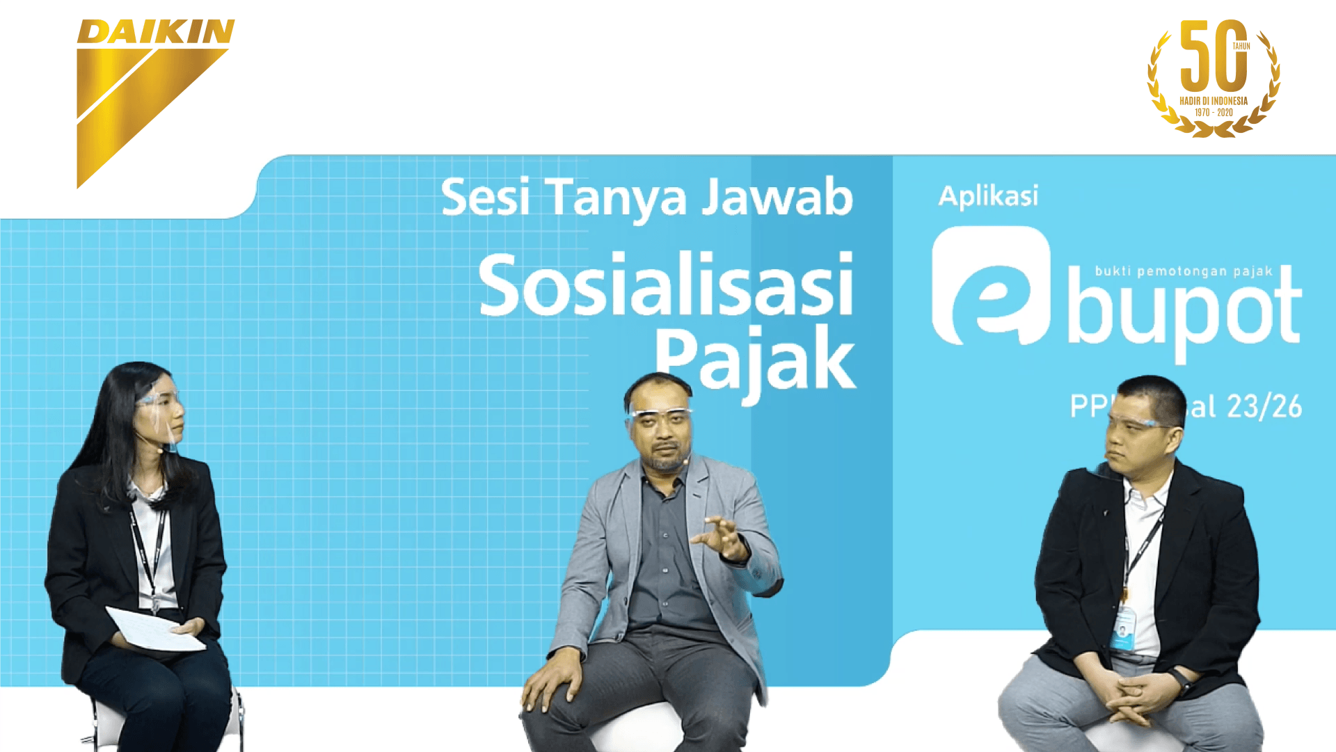 Online Socialization of e-Bupot for PPh Article 23/26 with Daikin Airconditioning Indonesia