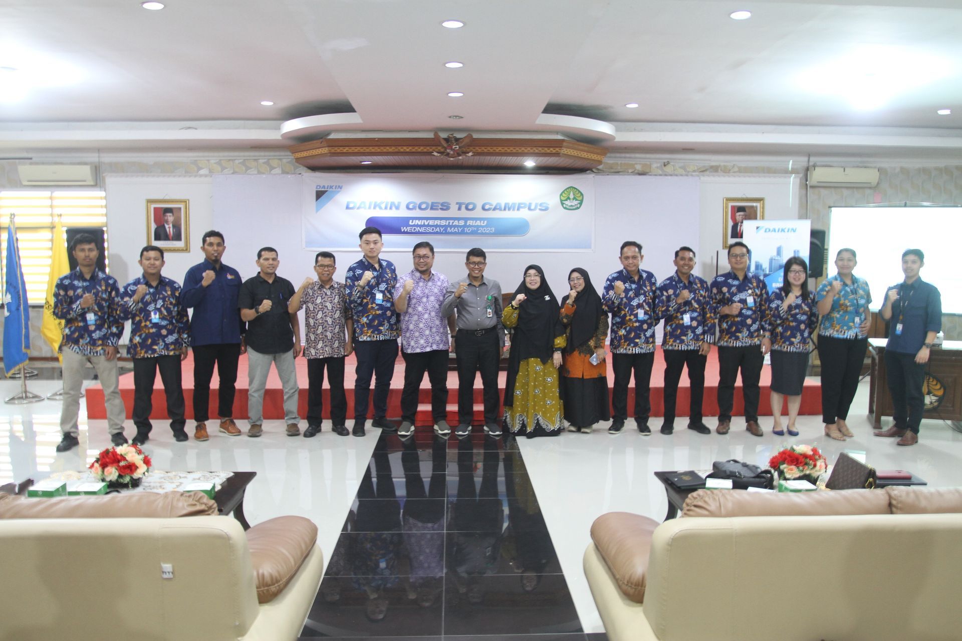 DAIKIN Goes To Campus at University of Riau Introduces the Air Conditioning Solutions Industry
