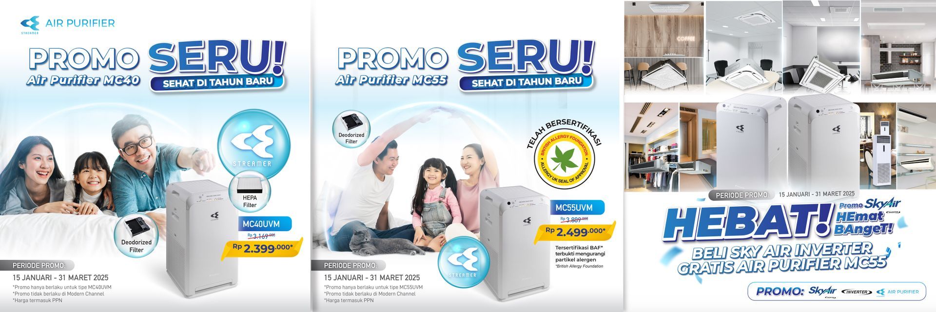 DAIKIN NEW YEAR AIR PURIFIER PROMOTION
