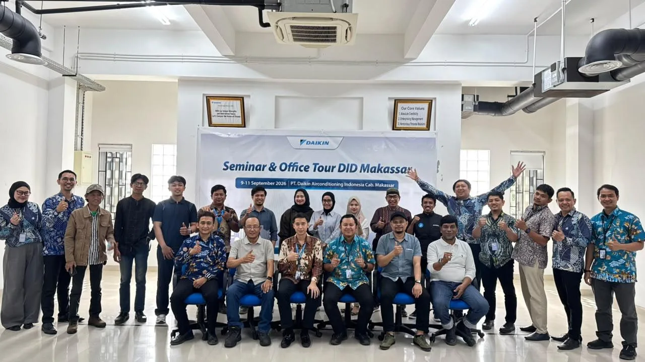 DAIKIN Makassar Perkuat Pemahaman Tata Udara Lewat Office Tour dan Seminar